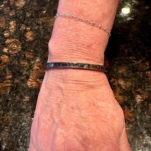 Coach Signature Hinged Bracelet - Brown